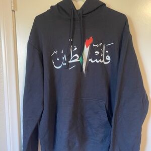 Black Graphic Hoodie